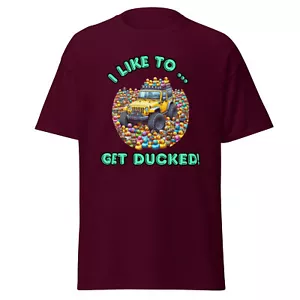 Duck Duck Jeep Jeep Lovers I Like to Get Ducked - Men's Classic Tee - Picture 1 of 17