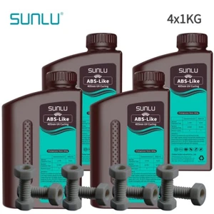 Sunlu 4×1KG Drukarka 3D Żywica podobna do ABS, LCD fotopolimer żywicy utwardzanej promieniowaniem UV 405nm - Zdjęcie 1 z 71