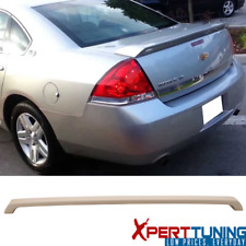 Fits 06-13 Chevy Impala OE Factory Style Unpainted Trunk Spoiler Wing - ABS