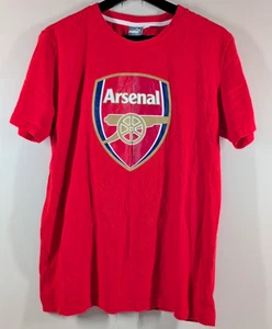 Camiseta Retro Puma Arsenal FC Gunners Escudo Logo EPL Fútbol Fútbol Rojo Para Hombres M - Imagen 1 de 11
