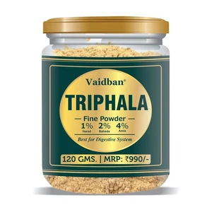 Vaidban Triphala Fine Powder/Churna -Improve Your Digestion FIT AND HIT (120 Gm) - Picture 1 of 9