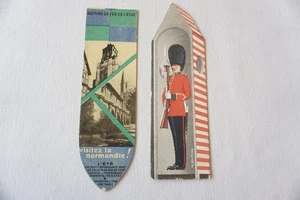 c1930s Original Chemins De Fer Francais French Bookmark x2 - Picture 1 of 2