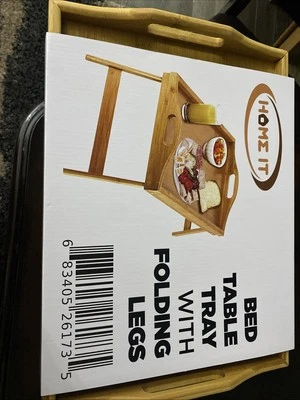 Mesa de cama Home It prueba con patas plegables Foto 1 de 4