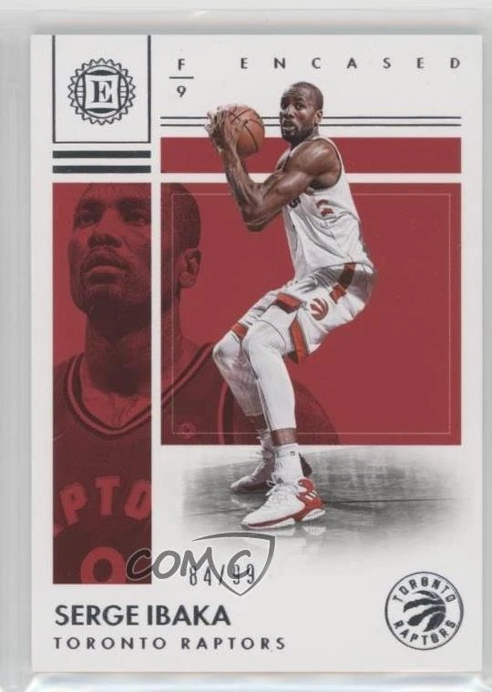 2017-18 Panini Encased /99 Serge Ibaka #40 - Image 1 of 2