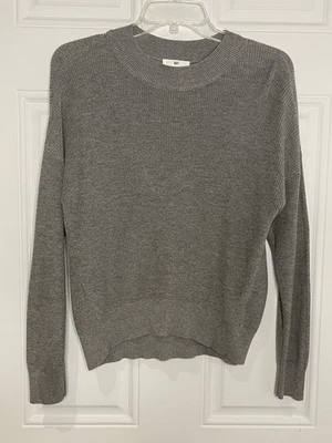Nordstrom BP. Women's XS Gray Lightweight Sweater Slouchy Pullover Basics - Image 1 of 4