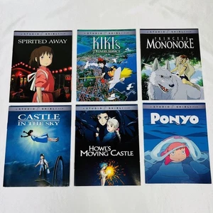 Ghibli Works Illustration Booklet English Set Of 6 Books - Imagen 1 de 11