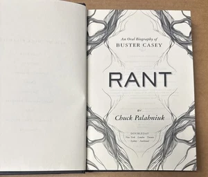 Rant : An Oral Biography of Buster Casey by Chuck Palahniuk (2007, HC, GOOD) - Imagen 1 de 23