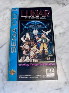 Lunar The Silver Star Sega CD MANUAL SOLO MO10325 - Imagen 1 de 4