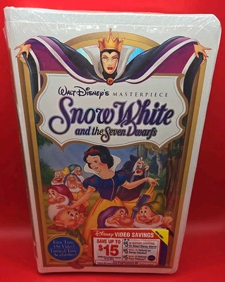 SNOW WHITE & THE SEVEN DWARFS VHS 1994 RARE OOP Masterpiece Collection #1524 NEW - Image 1 of 4
