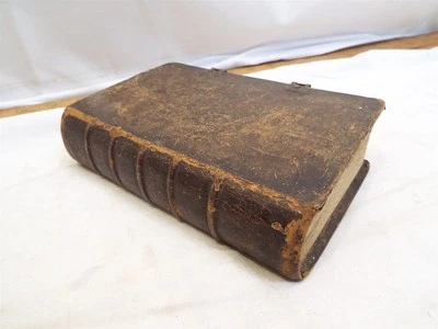 1812 New Testament German Bible Book Lancaster PA Imprint Leather Bound Book - Image 1 of 4