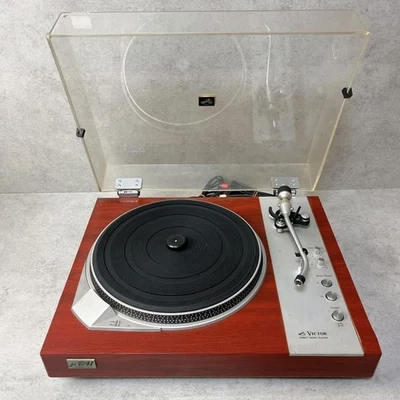 Victor JL-B41 DIRECT DRIVE PLAYER STEREO RECORD PLAYER AC100V 50Hz 5W 60Hz 4.5W - Image 1 of 4