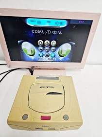 Sega Saturn Console White JUNK 293 Japan