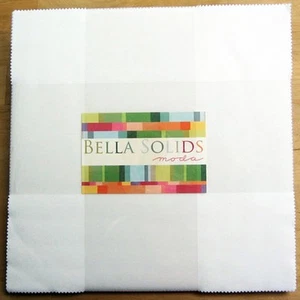 Bella Solids White Layer Cake 42 10-inch Squares Fabrics 9900LC 98 - Picture 1 of 1