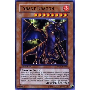 Tyrant Dragon SDRL-EN009 Yu-Gi-Oh! Card Common 1st Edition - Picture 1 of 1