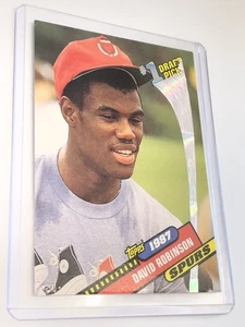 1993 TOPPS Basketball David Robinson Card #7 - FREE SHIPPING - Picture 1 of 2