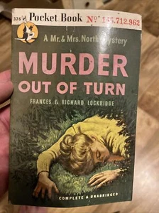 Murder Out of Turn by Frances & Richard Lockridge (1947, Paperback) - Picture 1 of 3