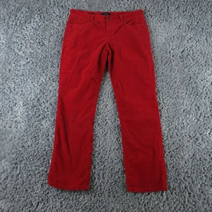 Talbots Jeans Womens 12 Red Corduroy Signature Boot 34x29* - Picture 1 of 18
