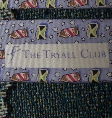 Corbata cuello seda VINEYARD VINES CUSTOM COLLECTION THE TRYALL CLUB JAMAICA púrpura Foto 1 de 4