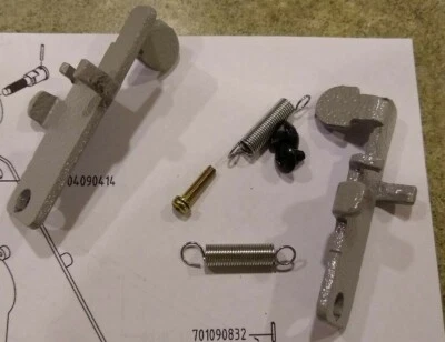 Ultima 65-1 FILM TENSION LEVER (qty 2) with springs Laminator 601310505 - Image 1 of 4