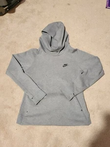 Nike Youth Girls Women Gray Grey Hooded Hoodie Sweatshirt sz XL - Picture 1 of 2