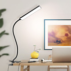 Clip on Light LED Desk Lamp with Eye-Caring LED Light and Metal Clip, 1