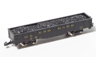 Marklin Z-scale USA American Gondola car  ALASKA RAILROAD w/coal load - Image 1 of 2
