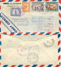 021 - Guatemala - Raccomandata per Busto Arsizio (via New York), 22/01/1952