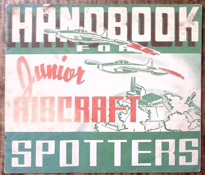 1953 BREAD ADVERTISING JUNIOR AIRCRAFT SPOTTERS HANDBOOK AIRPLANE PICTURES Z5453 - Image 1 of 4