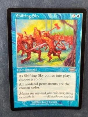 MTG FOIL PLANESHIFT SHIFTING SKY MAGIC THE GATHERING RARE ENCHANTMENT BLUE - Image 1 of 4