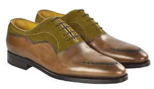 NEW KITON NAPOLI DRESS SHOES 100% LEATHER  SIZE 6.5 US 39.5 EU 19O20 - Picture 1 of 8