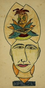 Maceo Psychedelic Original Colorful Draw E Personality Interpretatio Puerto Rico - Bild 1 von 3
