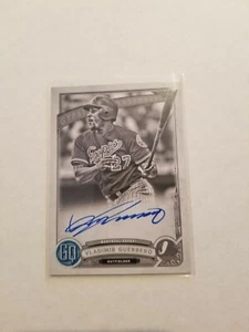 2019 Gypsy Queen Vladimir Guerrero Autograph #GQA-VGS Black & White Parallel /50 - Picture 1 of 2
