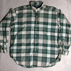 Polo Sport Ralph Lauren Plaid Button-Up Shirt Men's Sz XL Casual Comfort Pony - Picture 1 of 16