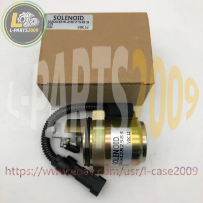 12V Fuel Shutdown Shut Off Solenoid Valve 0428-7583 0428-7116 For Deutz 1011 - Image 1 of 3