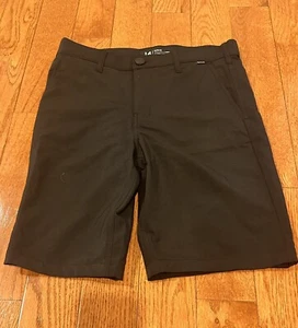 Black Hurley Youth 14 Hybrid Short Dry Fit Dress Golf - Picture 1 of 3