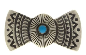 Kingman Turquoise Statement Ring By Navajo Artist Calvin Martinez - Picture 1 of 4