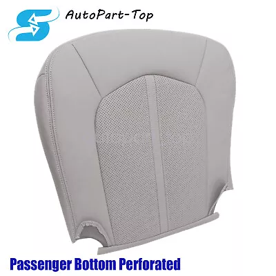 2008 2009 2010 2011 For Cadillac CTS Passenger Bottom Seat Cover Gray Leather - Image 1 of 4