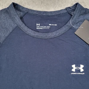 Camiseta Under Armour Performance manga corta para hombre pequeña suelta azul marino - Imagen 1 de 8
