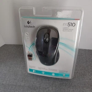 Logitech M510 Wireless Optical Mouse - Black - New - Picture 1 of 6