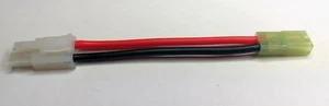 Mini Tamiya-Buchse auf Tamiya-Stecker Adapterkabel Adapterstecker AWG14 100mm - Picture 1 of 3