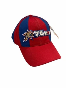 Vintage Philadelphia 76ers NBA Strapback Cap Hat American Needle With Tags - Picture 1 of 11