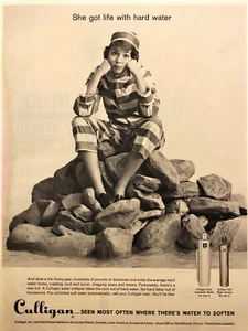 Culligan Water Softener Girl Jail She Got Life Hard Water Vintage Print Ad 1961 - Picture 1 of 1