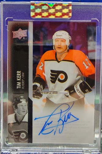 Tim Kerr 21/22 Upper Deck Clear Cut Auto CC-TK | eBay