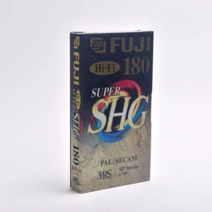 Fuji Super SHG Hi-FI E-180 VHS Leer Videokassette - Bild 1 von 3