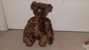 BEAUTIFUL ADORABLE STEIFF 1500 LE WOODY 035777 STUFFED TEDDY BEAR ANIMAL GROWLER - Picture 1 of 11