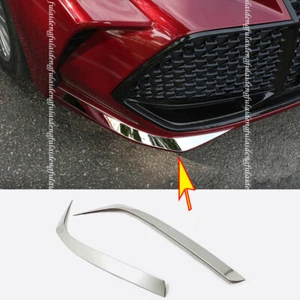 Cubierta protectora contra parachoques delantero de acero inoxidable 2 piezas para Toyota Avalon 2019-2022 - Imagen 1 de 6