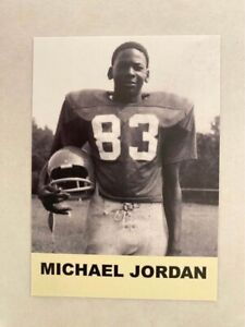 1988 Baseball Card Kingdom Michael Jordan High School Football UNNUMBERED