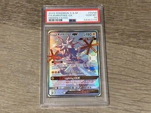 Pokémon Sun & Moon Hidden Fates Xurkitree GX 2019 arte completo #SV58 PSA 10 gemas - Imagen 1 de 2