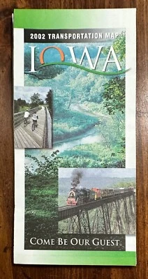 Iowa 2002 Transporation Map - Image 1 of 2
