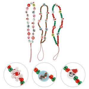 3 Pcs Handy-Ornamente Abnehmbare Telefonkette Smartphone-Anhänger - Afbeelding 1 van 12